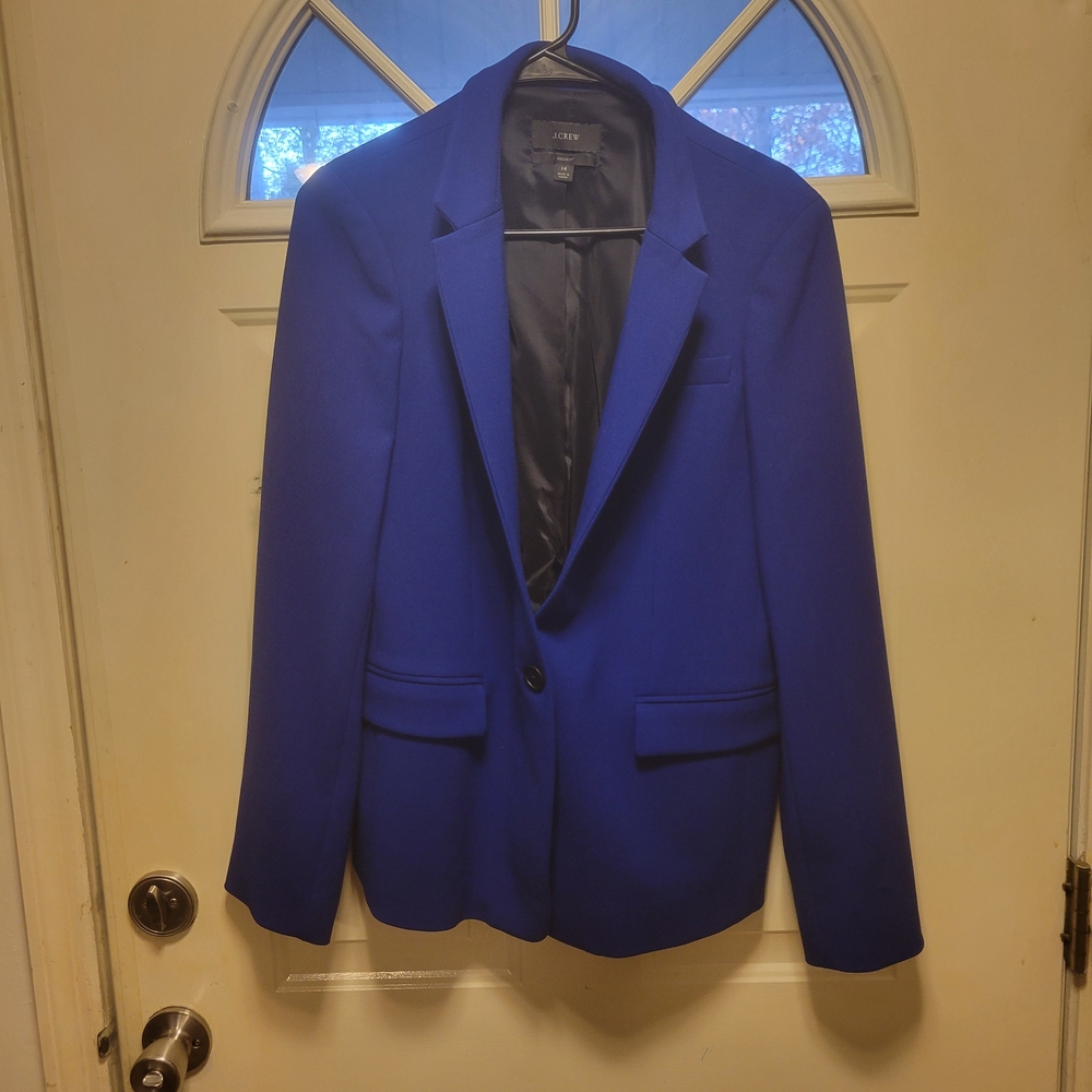 J. Crew Vibrant Blue Blazer